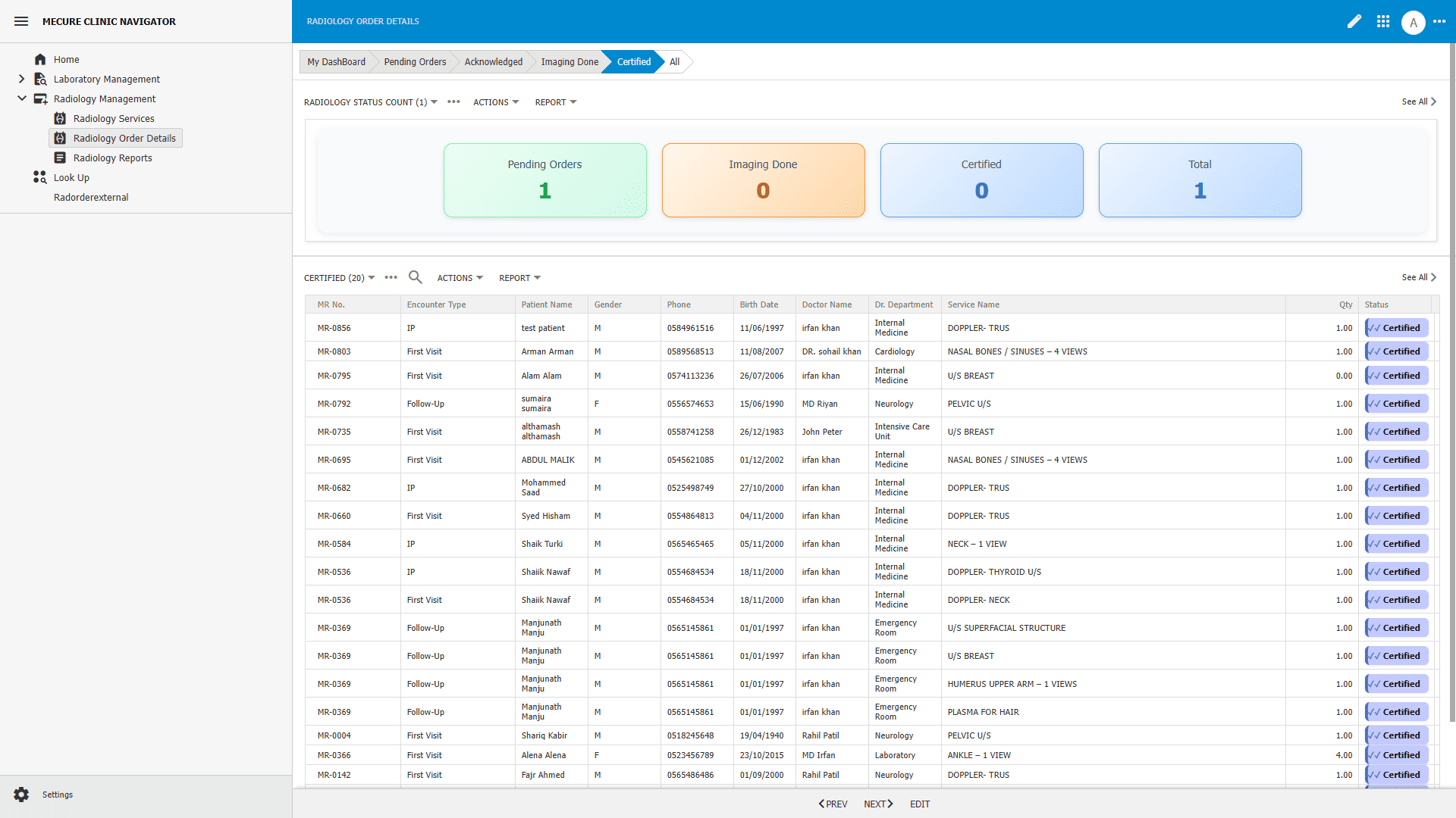 Health Navigator EMR