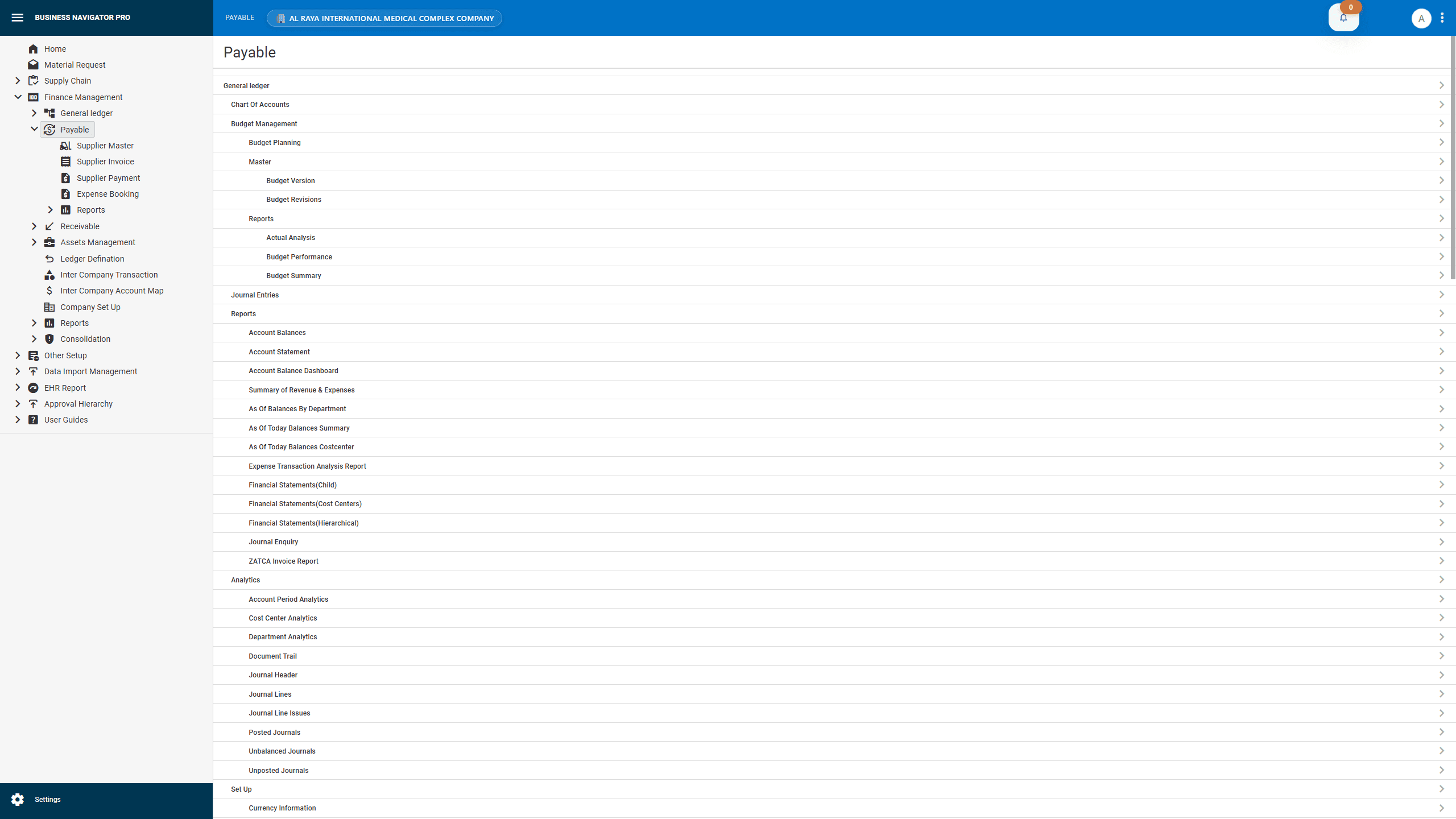 Explore Business Navigator