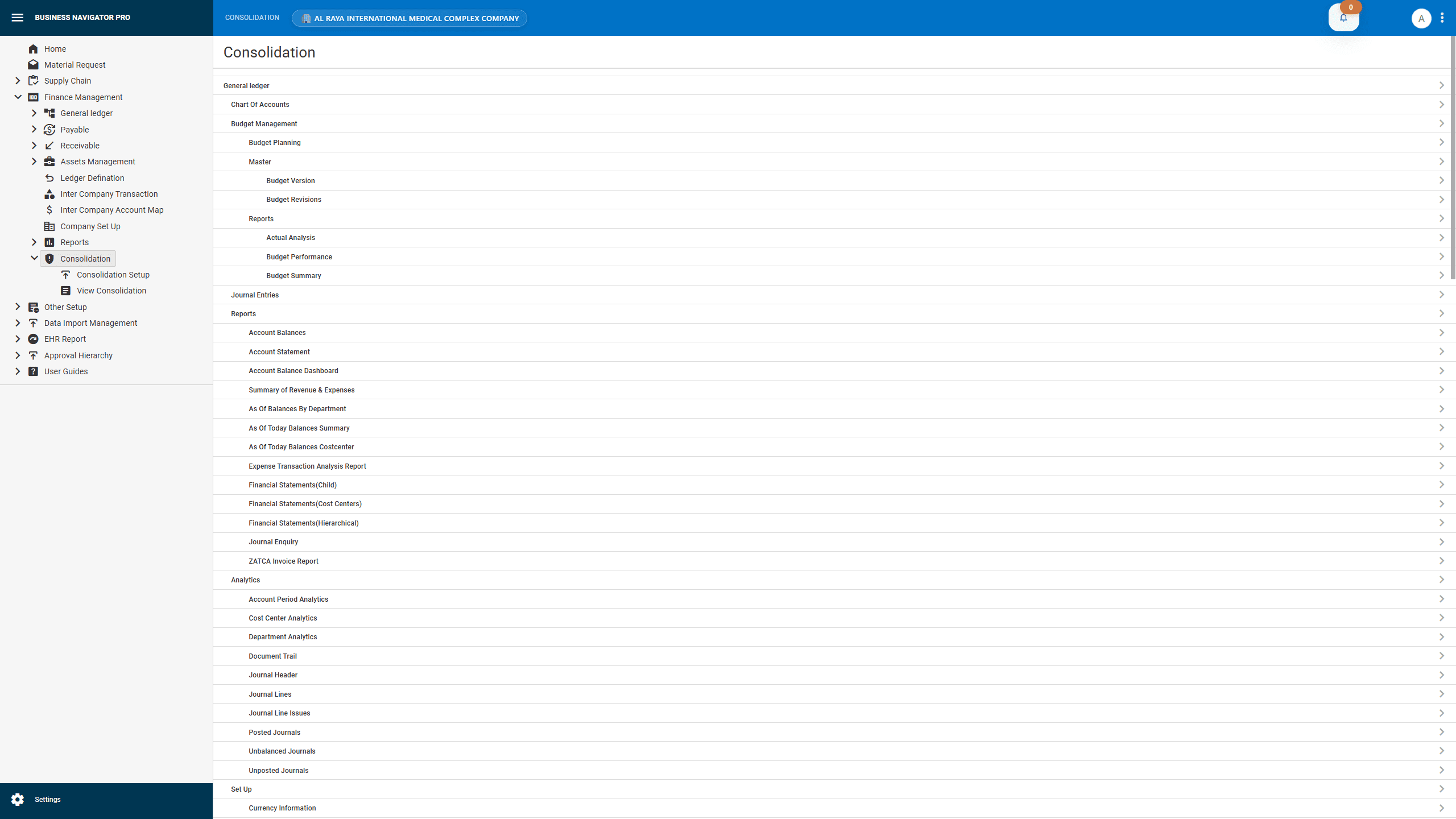 Explore Business Navigator